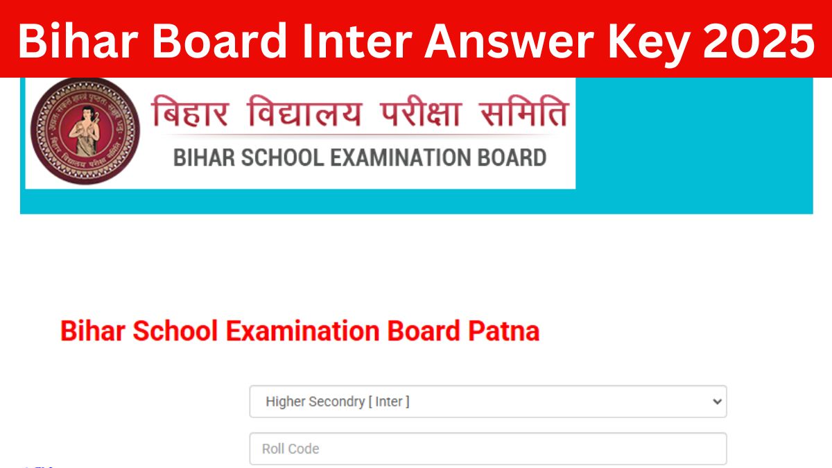 Bihar Board Inter Answer Key 2025
