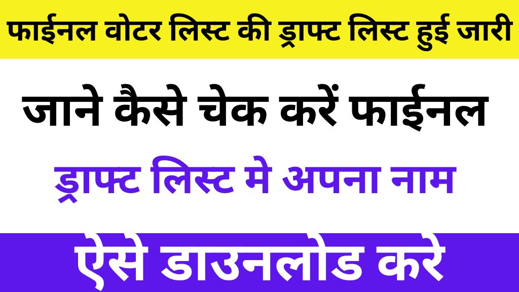 Bihar Final Voter List 2025