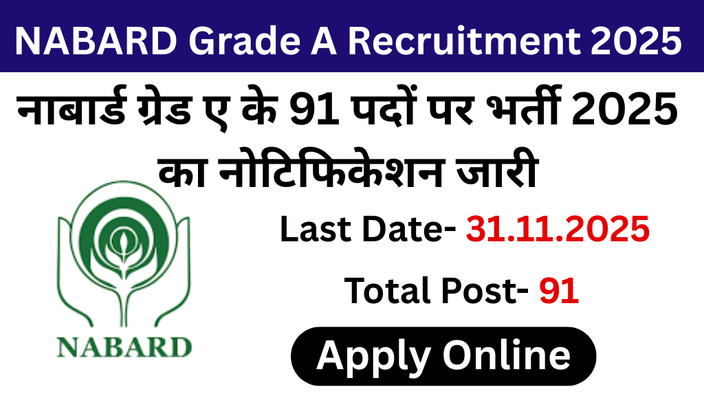 NABARD Grade A Recruitment 2025