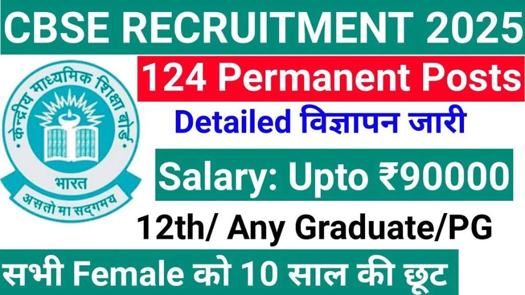 CBSE Recruitment 2025 1